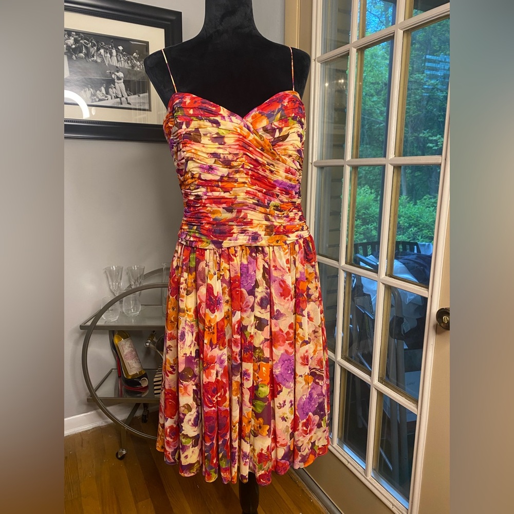 Lauren Ralph Lauren Floral Midi Dress - Multicolor